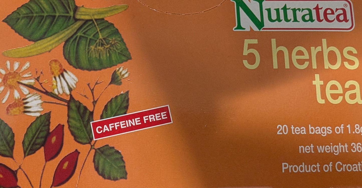 Nutratea 5Herbs Tea 20bags