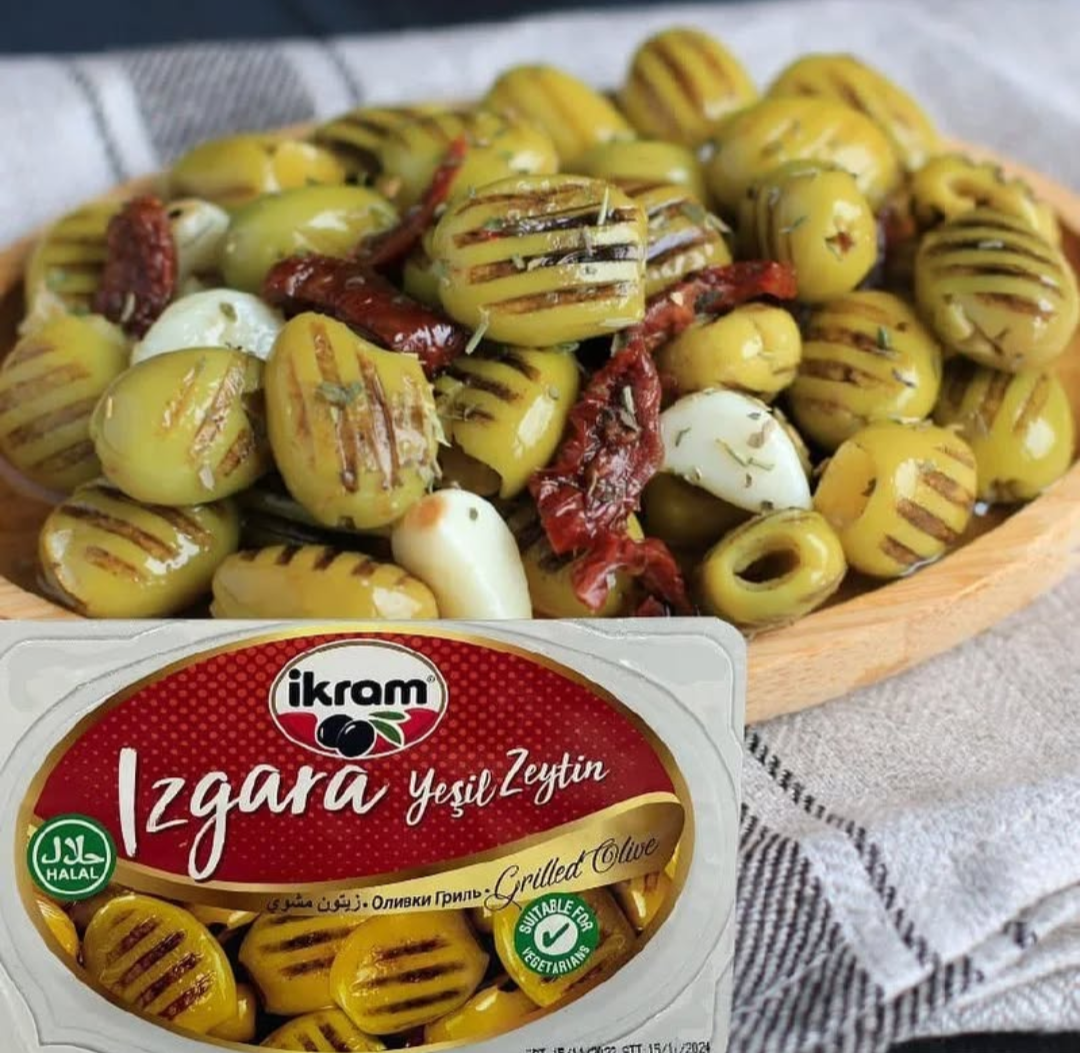 Ikram Green Olives grilled 200g