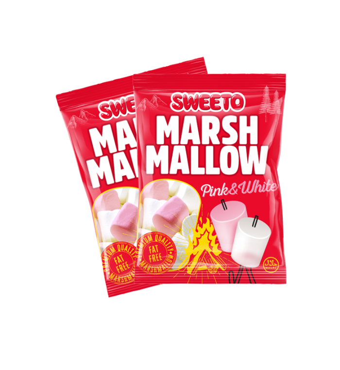 Sweeto Marshmallow Pink&White 140g