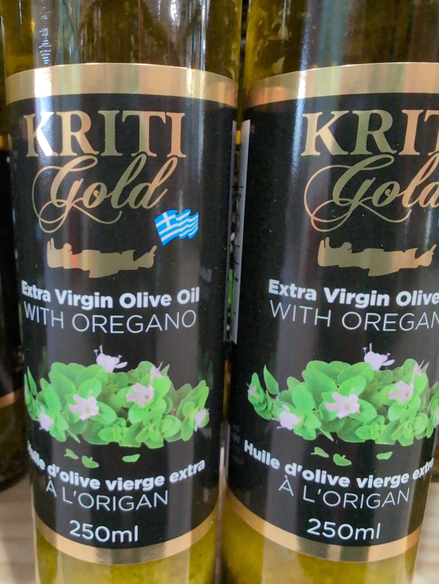 Kriti Gold Extra Virgin Olive Oil with oregano 250ml
