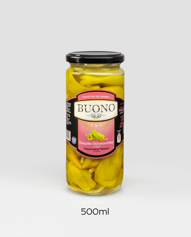 Buono Pickled Peloponnese Peppers 500ml