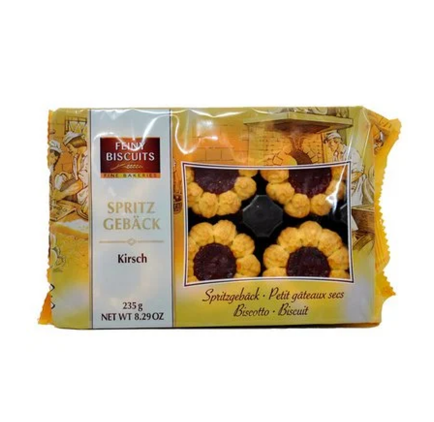 Feiny Biscuits with sour cherry 235g