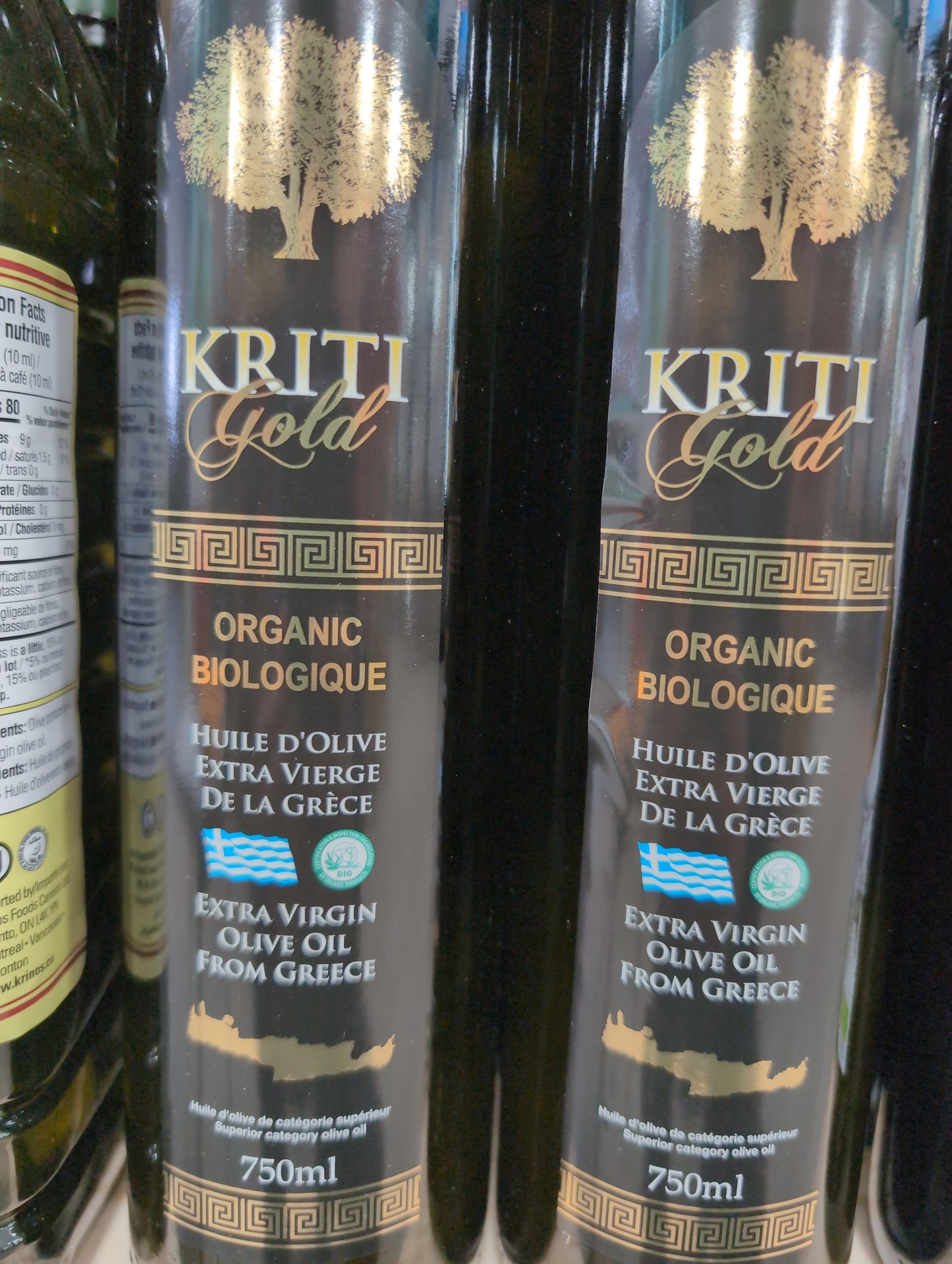 Kriti Gold Organic Extra Virgin Olive Oil 750ml