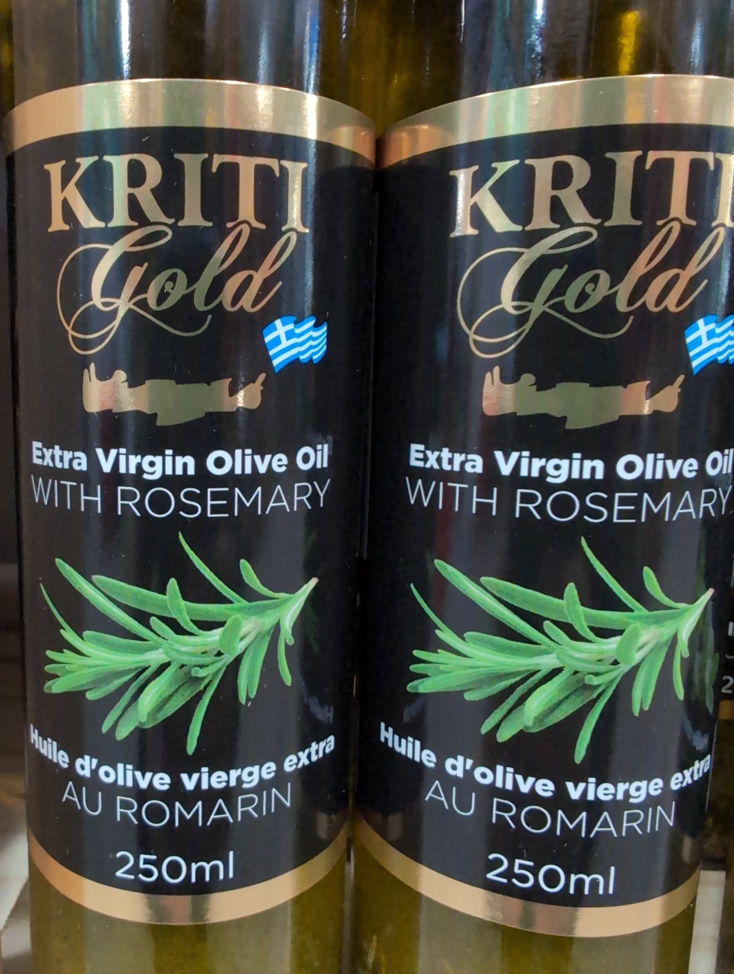 Kriti Gold Extra Virgin Olive Oil with rosemary 250ml