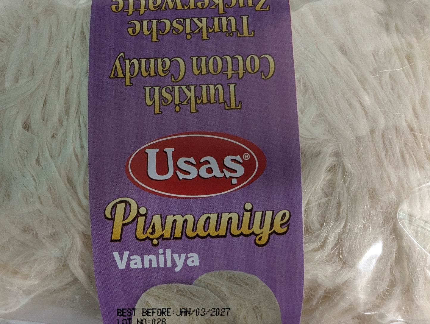 Usas Turkish Floss Halva Cotton Candy Vanilla 220g
