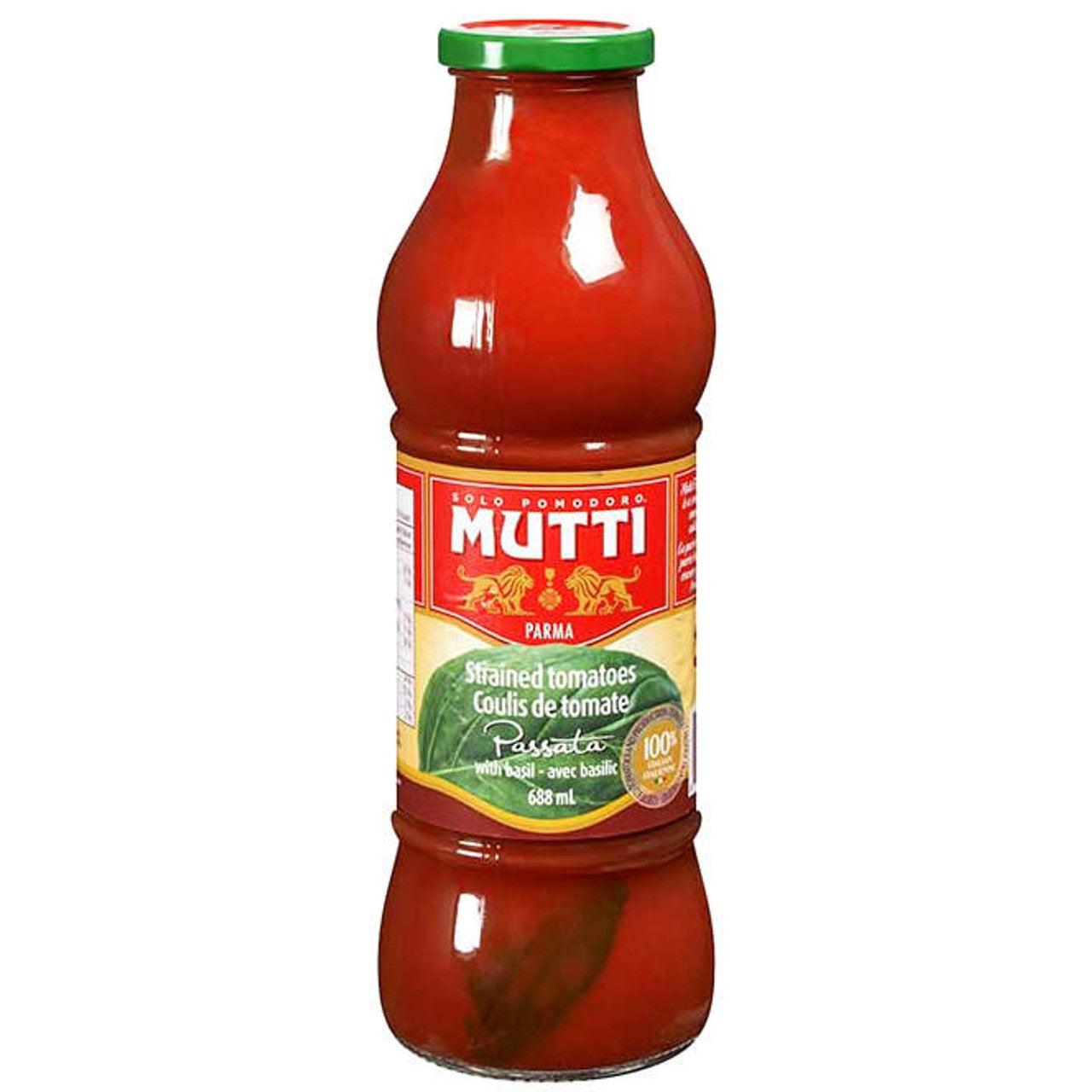 Mutti Passata Strained Tomatoes with basil 680ml