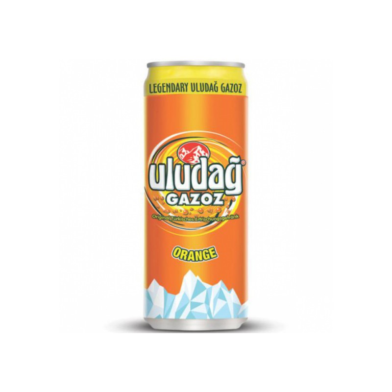 Uludag Gazoz Orange can 330ml