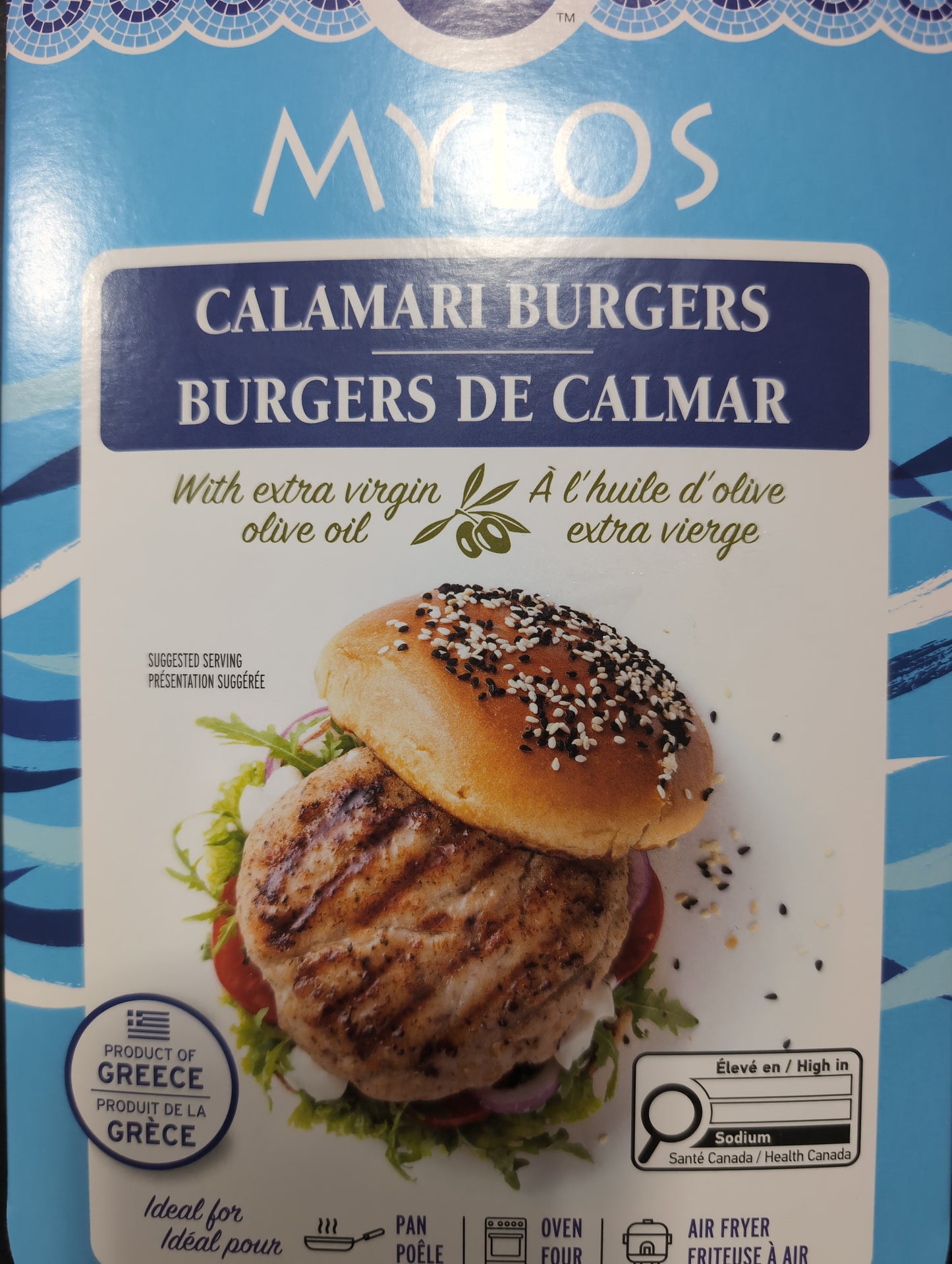 Mylos Calamari Burgers 200g