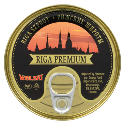 Wolski Riga Premium Smoked Sprats in oil 160g