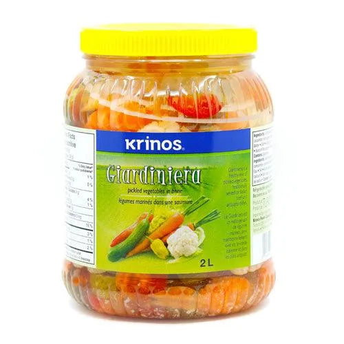 Krinos Giardiniera Mixed Vegetable Pickles 2L