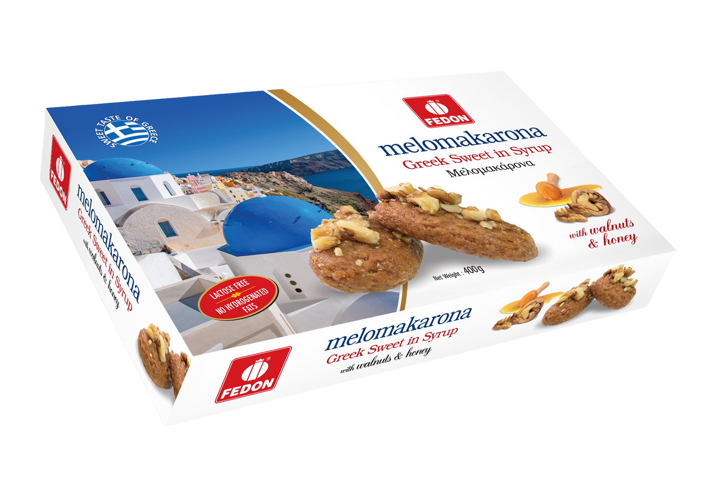 Fedon Melomakarona Greek sweet in syrup 400g