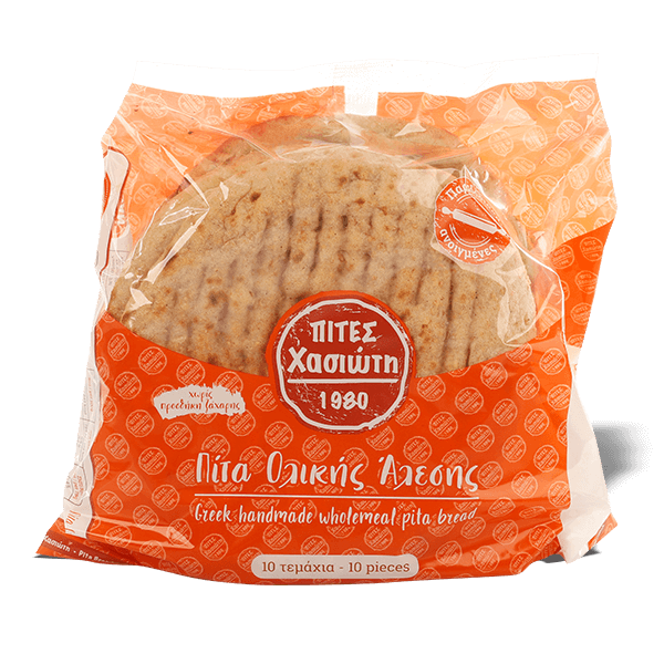 Chasiotis Greek Wholemeal Pita Bread 10 pieces
