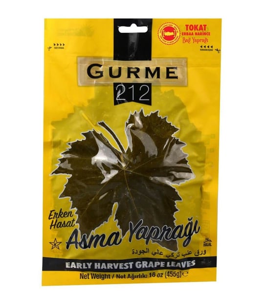 Gourmet 212 Early Harvest Grape Vine Leaves 455g