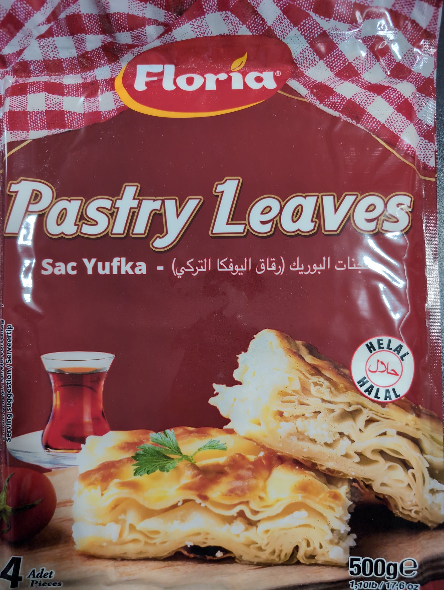 Floria Phyllo Yufka Pastry Leaves 500g
