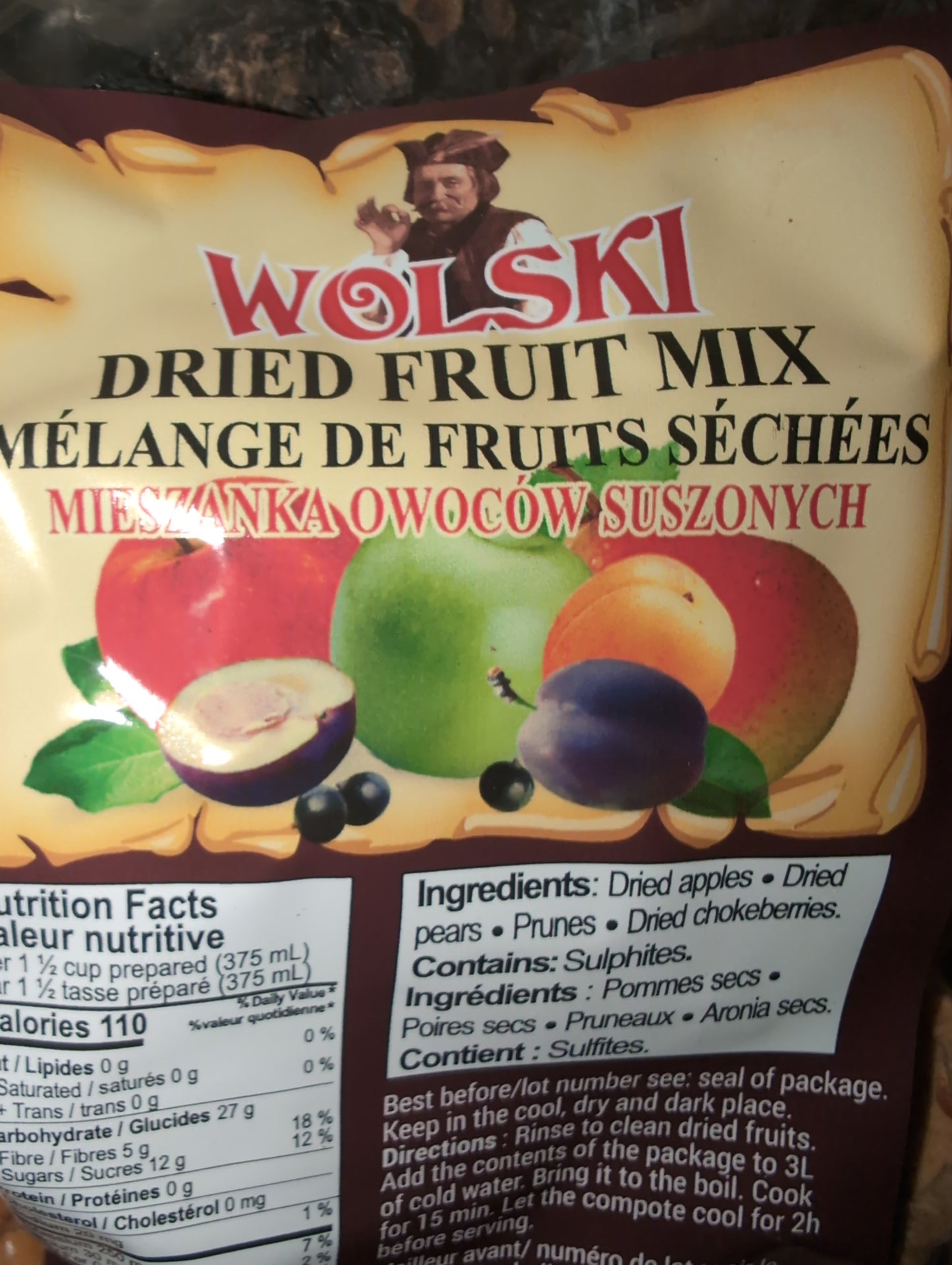 Wolski Christmas Dried Fruit Mix 200g