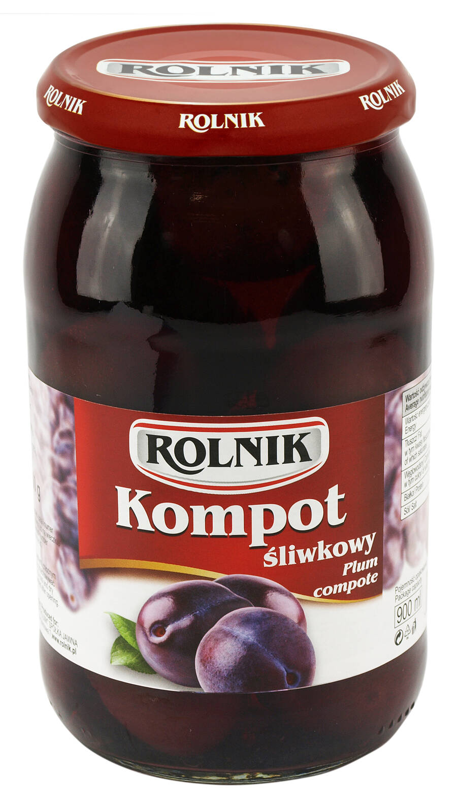 Rolnik Plum Compote 900ml