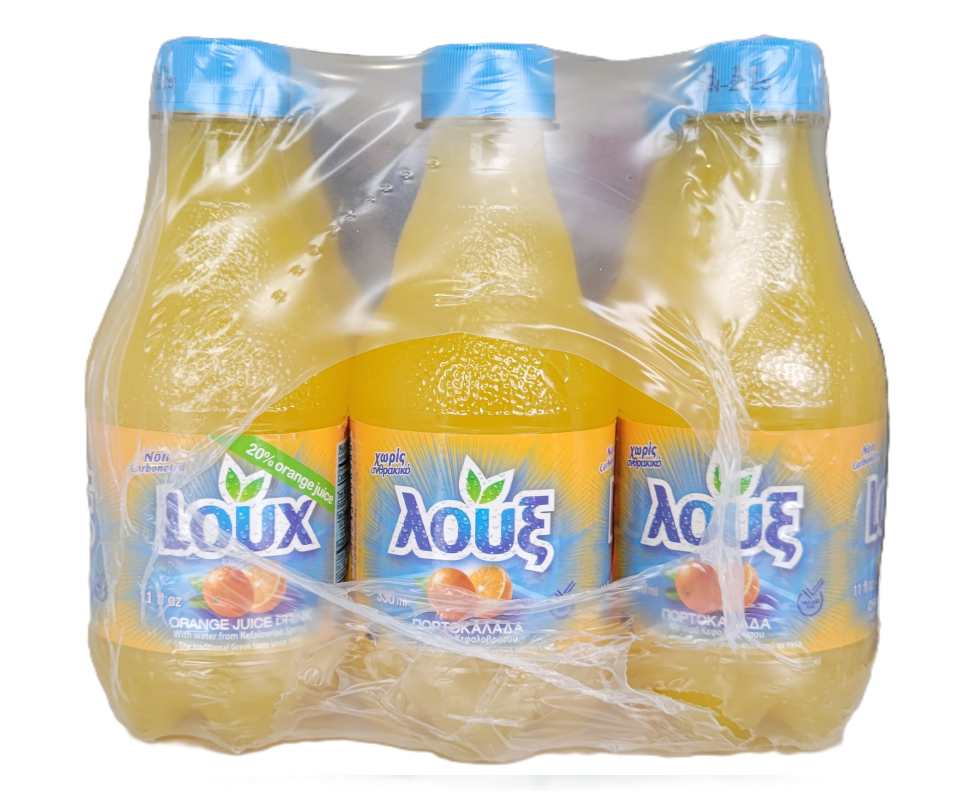 Loux Orangeade Orange Juice non carbonated 330ml 6pack