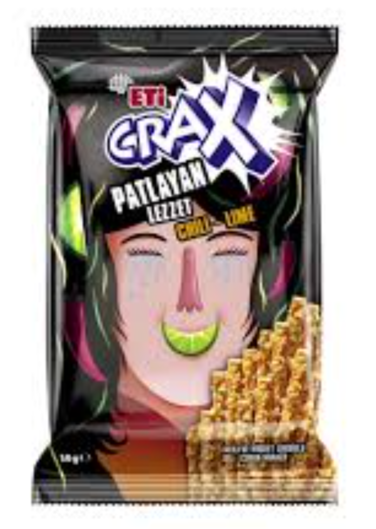 Eti Crax Stick Cracker Chili Lime 50gr