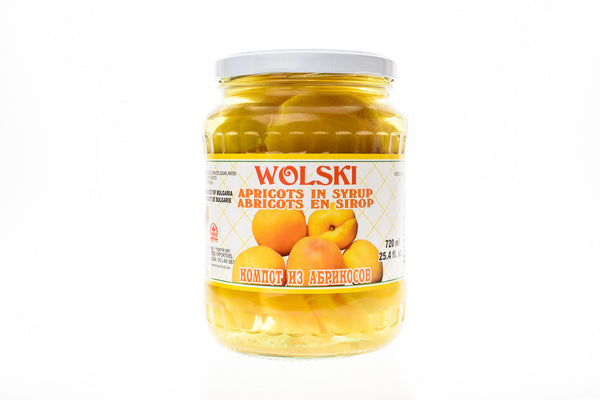 Wolski Apricots in light syrup 720ml