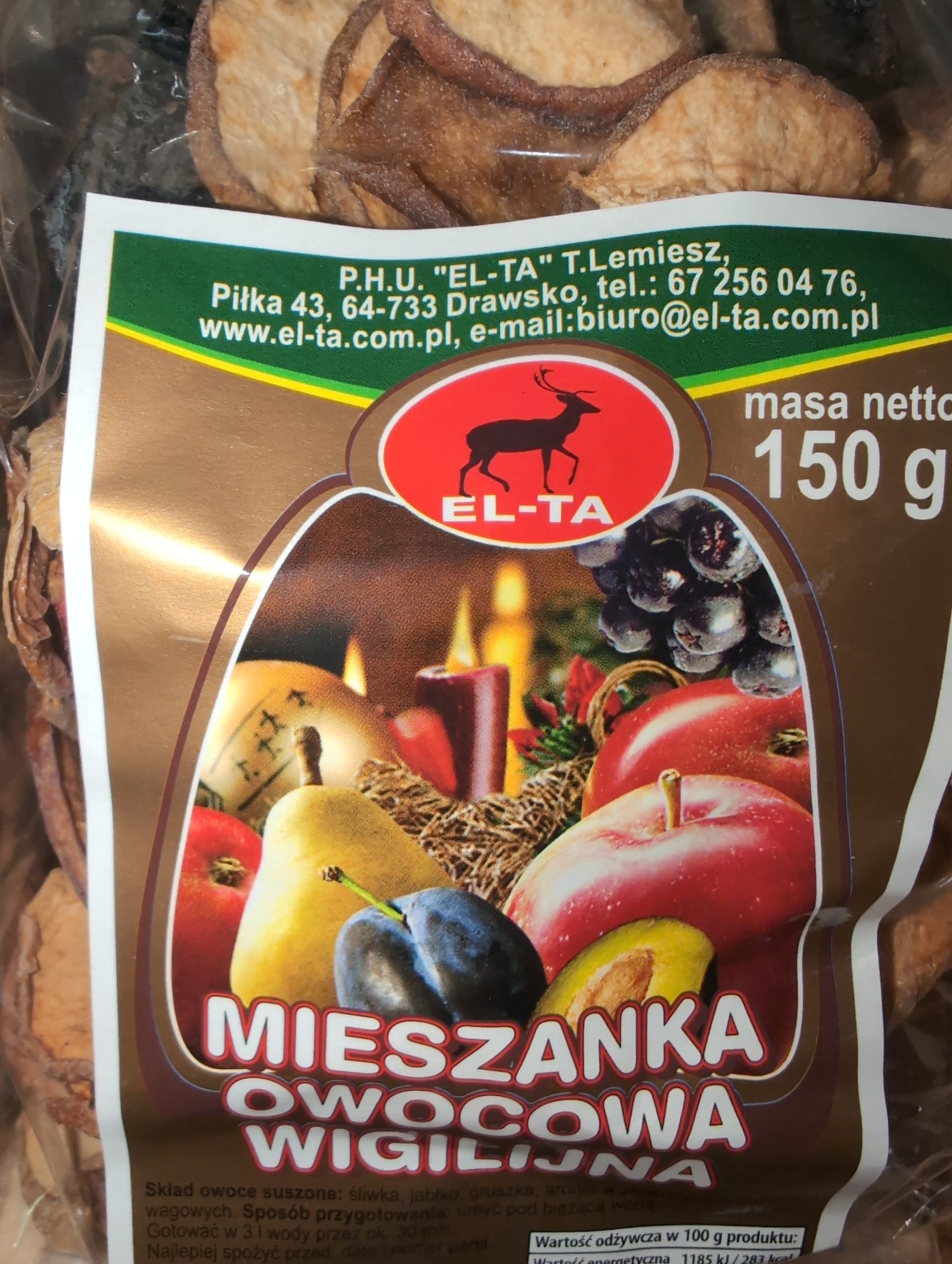 Phu El Ta Christmas Dried Fruit Mix 150g