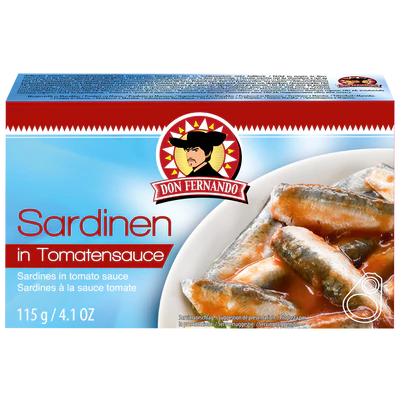 Don Fernando Sardines in tomato sauce 115g