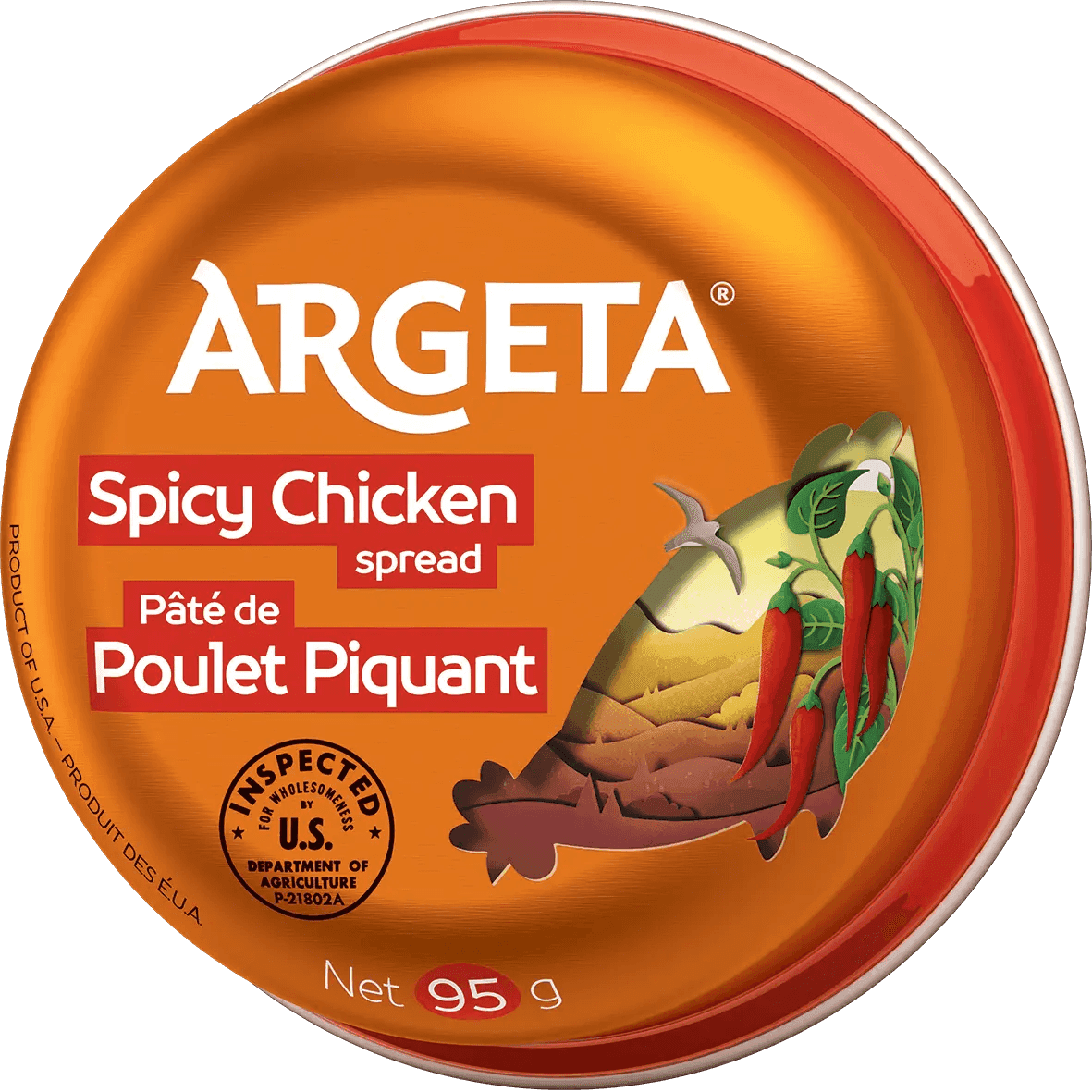 Argeta Spicy Chicken Spread pate 95g