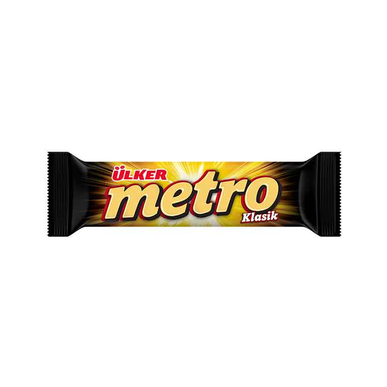 Ulker Metro Milk Chocolate covered caramel bar 36g