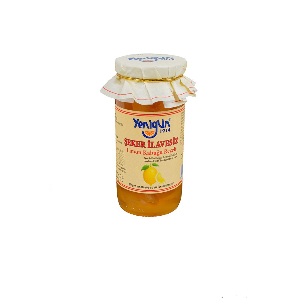 Yenigun Lemon Peel Jam Sugar Free