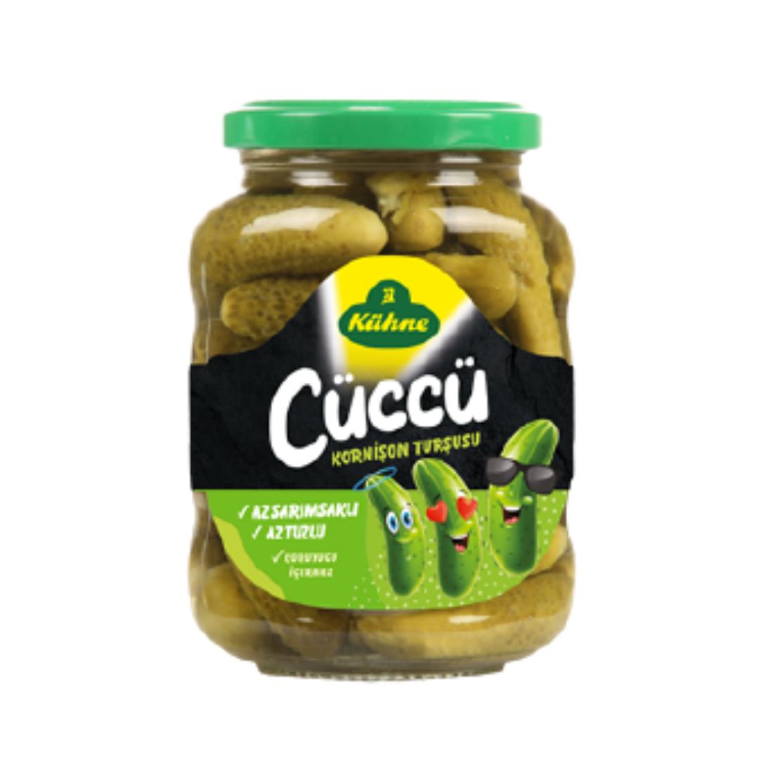 Kuhne Cuccu Kornison Pickles 340g