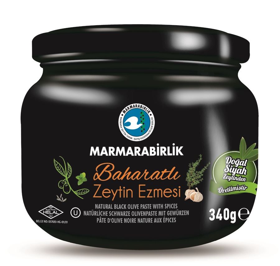 Marmarabirlik Black Olive Paste with Spices 340g