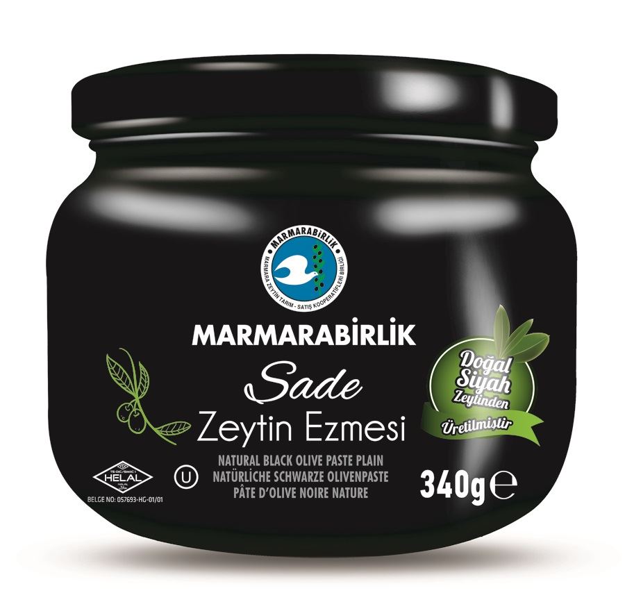 Marmarabirlik Black Olive Paste Plain 340g
