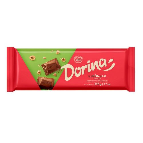 Kras Dorina Chocolate Bar hazelnut 80g