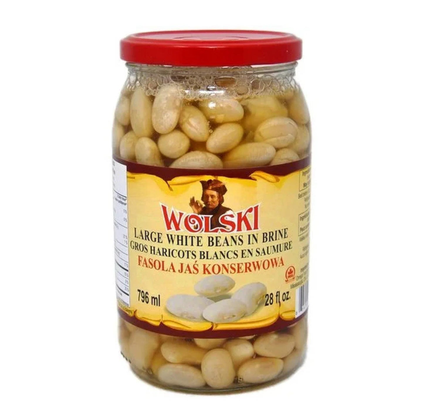 Wolski Large White Beans in brine 796ml