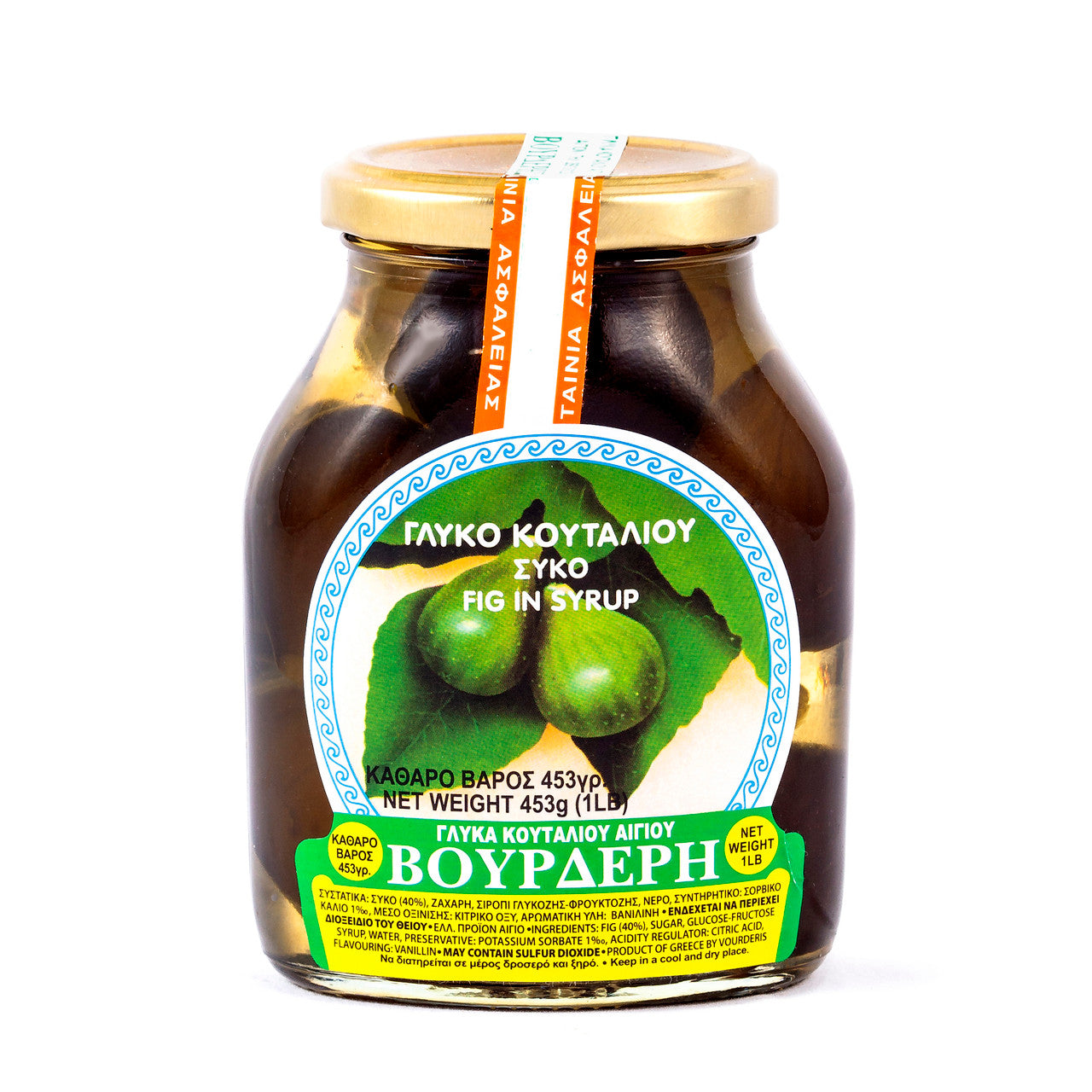 Vourderis Pear in syrup jam 454g