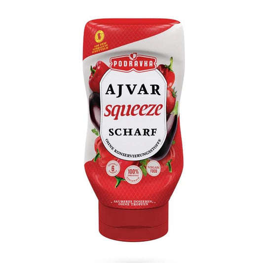 Podravka Ajvar squeeze Hot 310g