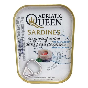 Adriatic Queen Sardines in spring water 105g