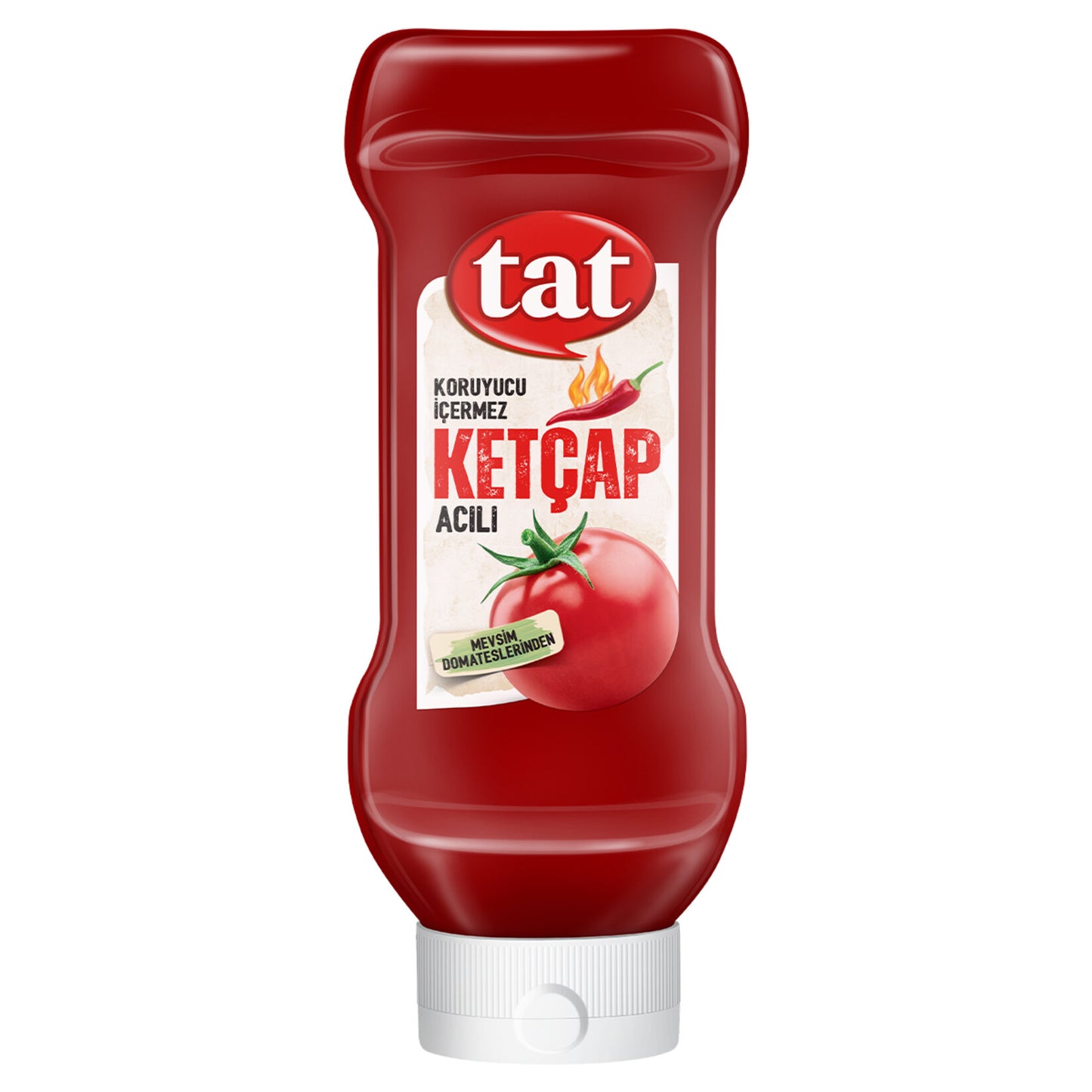 Tat Ketchup Hot 390g