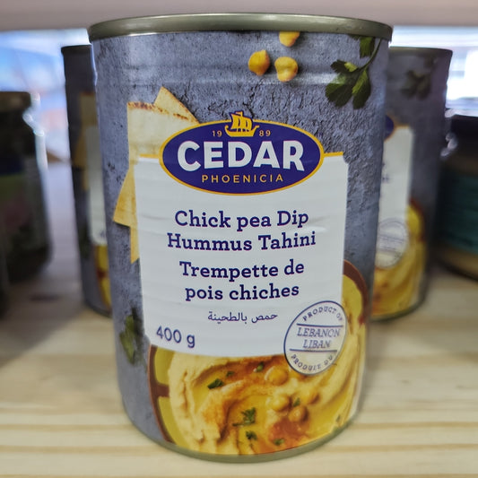 Cedar Chickpea Dip Hummus Tahini 400g