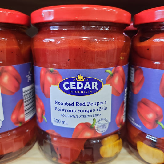 Cedar Roasted Red Peppers 500ml