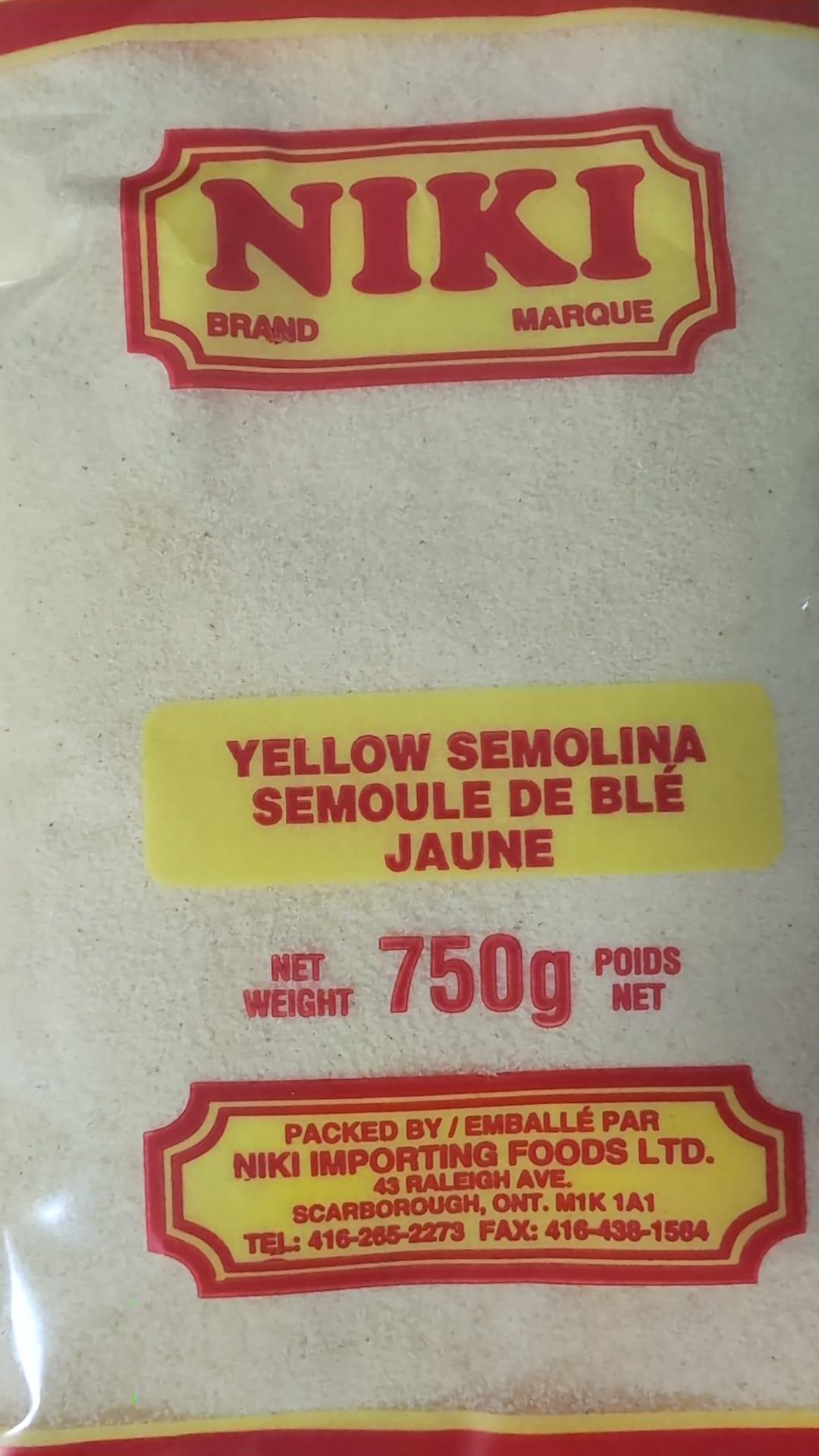 Niki Semolina Yellow 750g