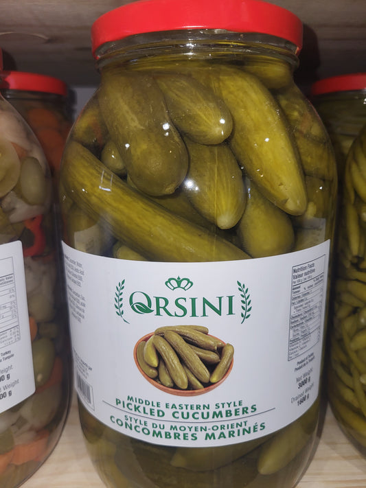 Orsini Middle Eastern Style Pickled Cucumbers 3kg