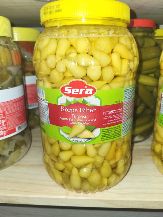 Sera Pickled Hot Baby Peppers 2850g