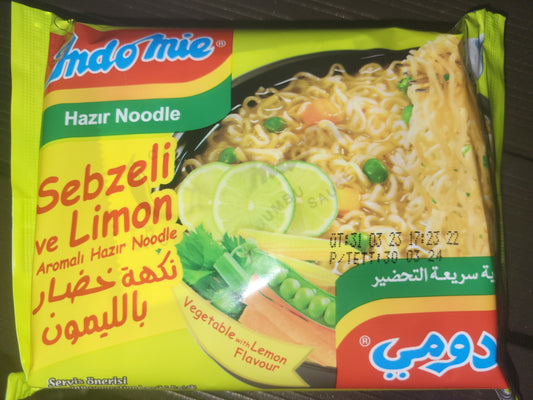 Indomie Instant Noodle with veggies and lemon 70g