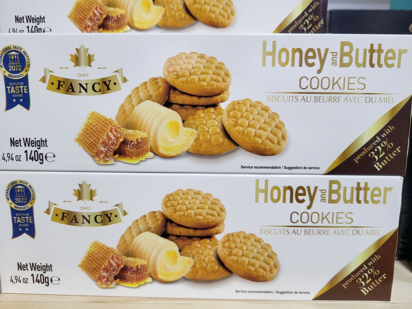 Fancy Butter Cookies with honey 140g