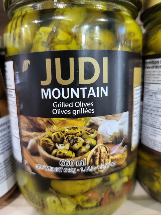 Judi Mountain Grilled Green Olives 640g