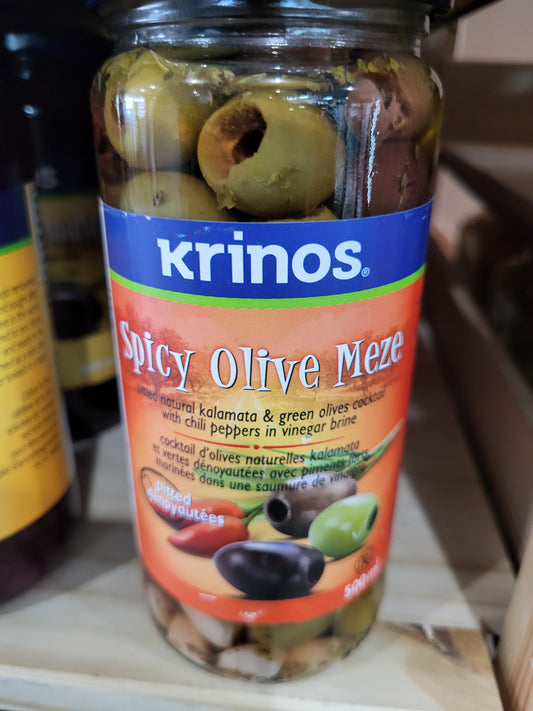 Krinos Spicy Olive Meze 500ml
