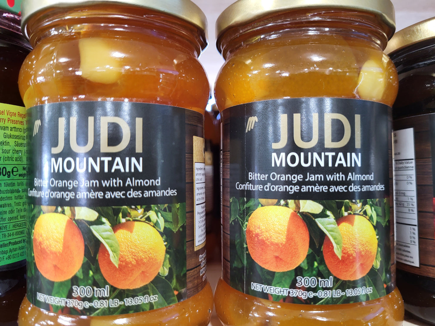 Judi Mountain Bitter Orange Jam with almond 370g