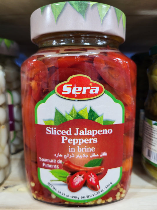 Sera Sliced Jalapeno Peppers in brine 320g