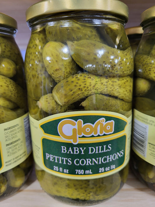 Gloria Baby Dill Pickles 750ml