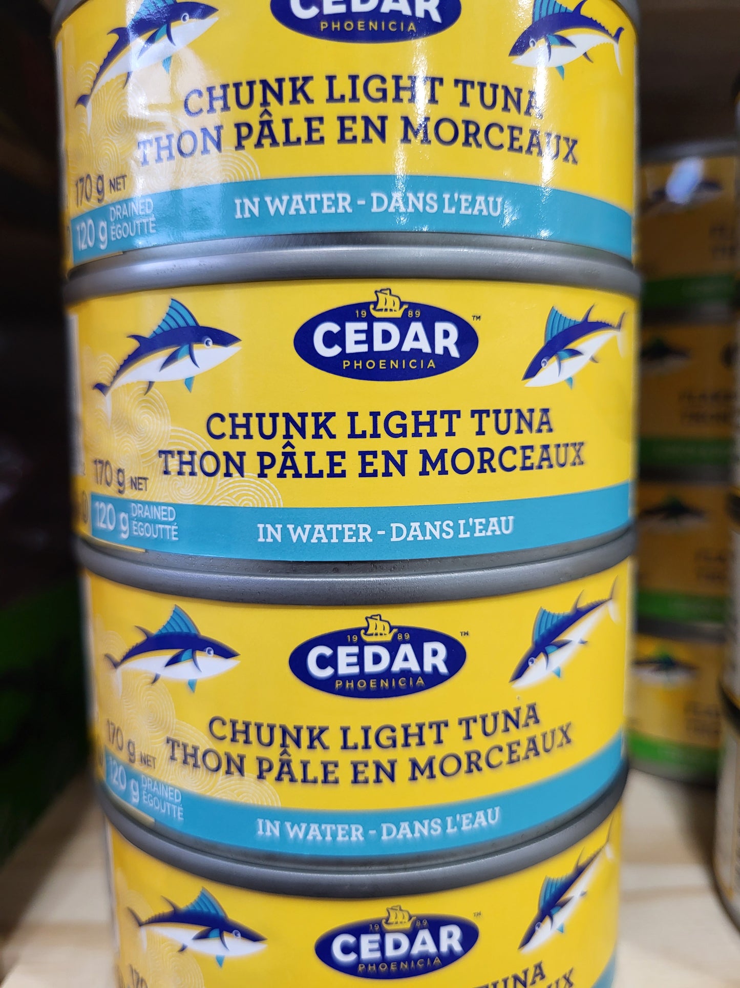 Cedar Chunk Light Tuna in water 170g